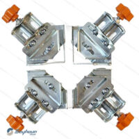 گیره گونیا کنج فلزی بسته 4 عددی برند متال METAL